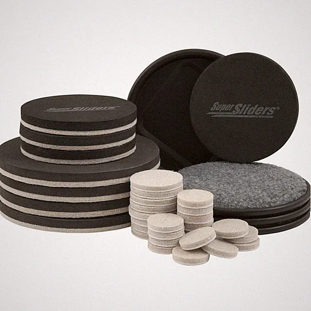 Moving Kit Combo Pack, Reusable Furniture Movers and Felt Pads for Hardwood,...