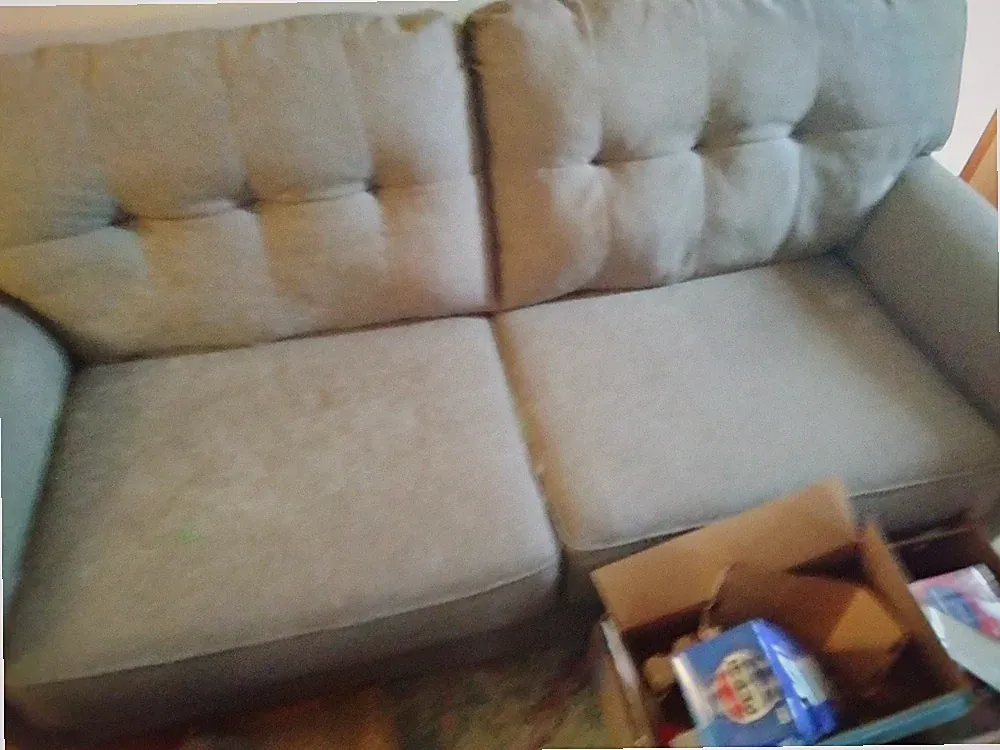 Moving. Need to Sell Furniture. One Couch One Loveseat. Couch Has Some Fray