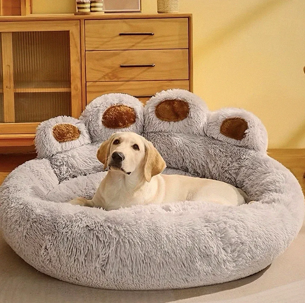 mPet Dog Sofa Bed Washable Plush Pet Mat Kennel Cushion for Small Large Dogs