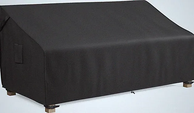 MR. COVER 4-Seater Outdoor Couch Cover Waterproof Patio Sofa 104x40x35 Black