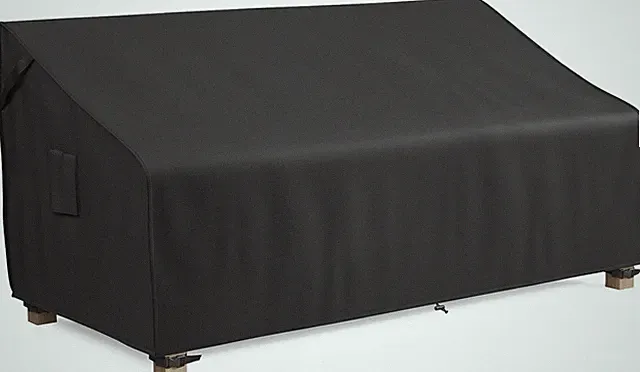 MR. COVER 4-Seater Outdoor Couch Cover Waterproof Patio Sofa 104x40x35 Black US