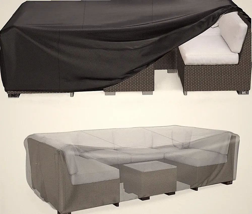 Mrrihand Patio Furniture Set Cover Waterproof, Outdoor Sectional Sofa Set Cov...