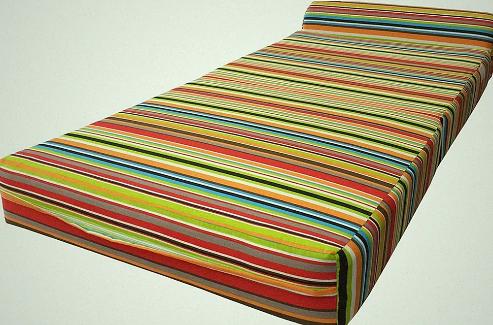 Full 6 x 48 x 72 Flip Chair Folding Foam Beds, Foldable Sofa Bed, Multi Colors