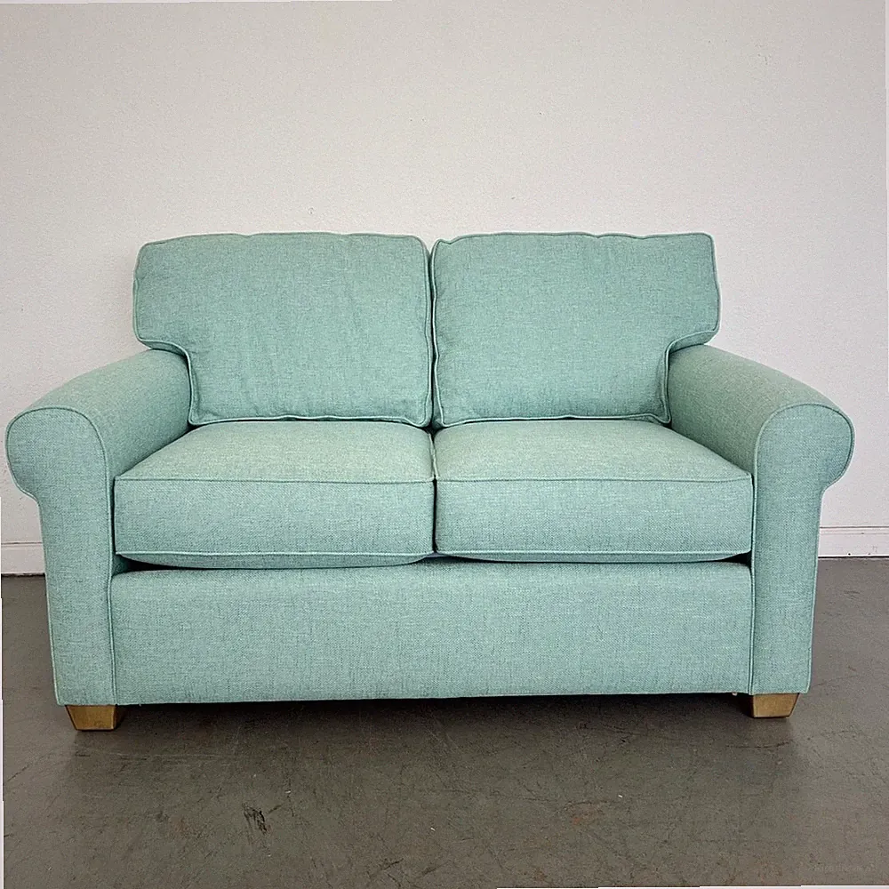 My Coastal Home Aqua Blue Coastal Loveseat - Original Price $1,650