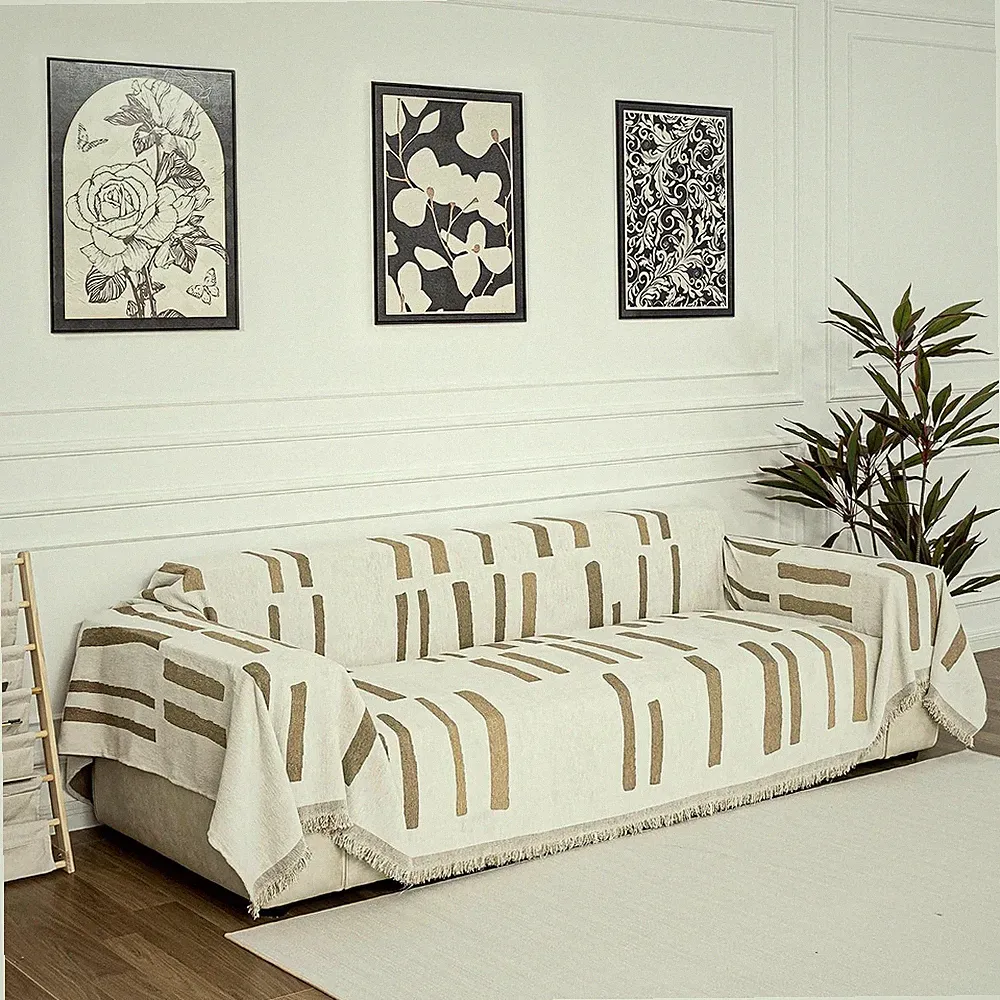MYSKY HOME Sofa Covers for Sectional, Couch, Loveseat, Futon, L Shaped Sofa