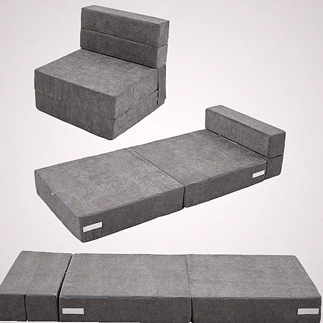 NAIZEA Folding Sofa Bed Convertible Sleeper Chair Toddler Sofa Removable Cover