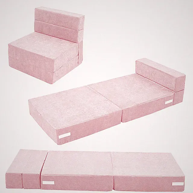 NAIZEA Tri Fold Mattress Memory Foam Mattress Foldable Bed with Washable Cover