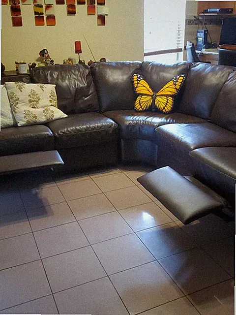 Natuzzi Genuine Leather Recliner Sofa Set