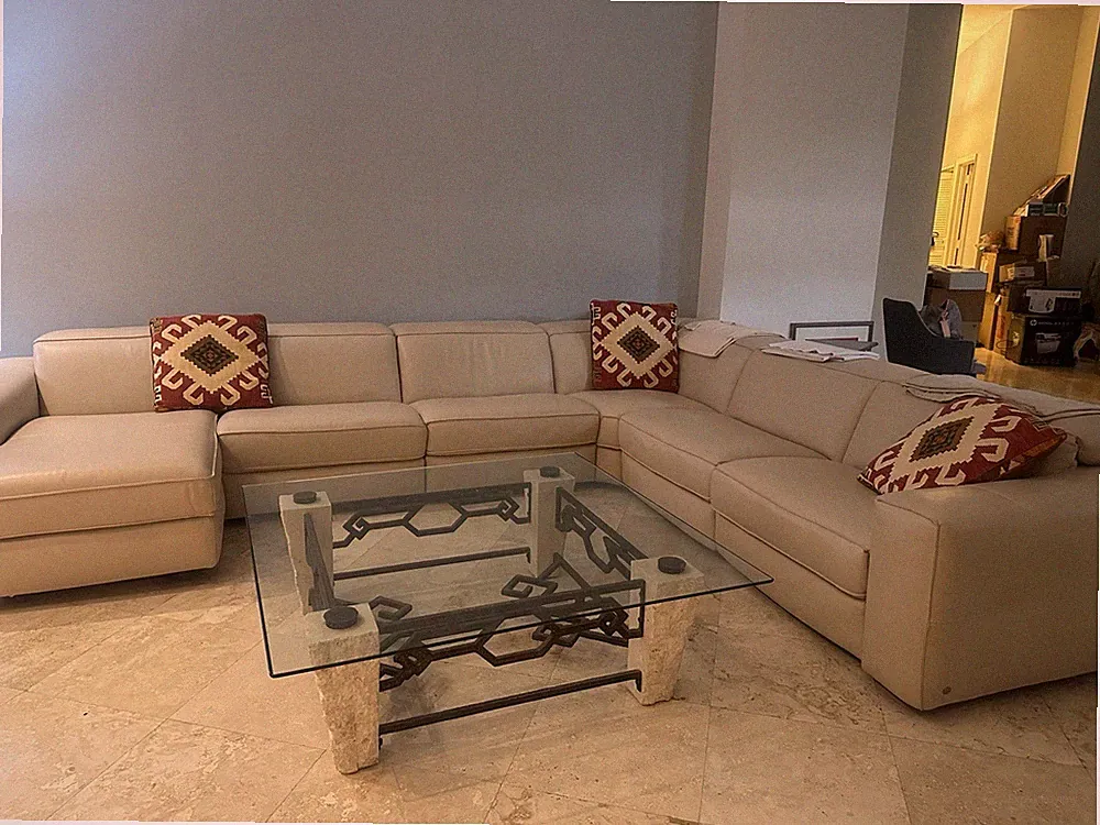 Natuzzi Italia Luxury Leather Sectional Sofa – $21K Retail