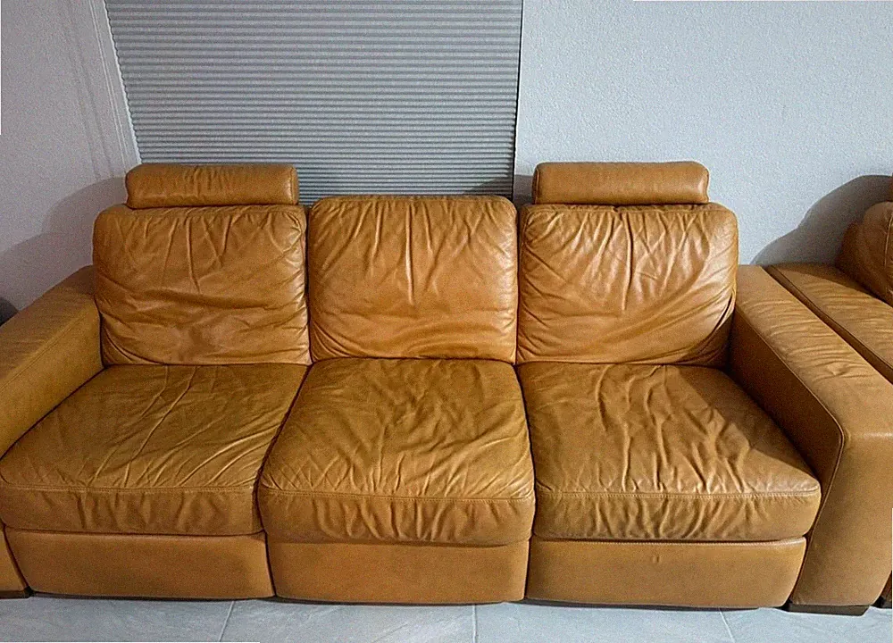 Natuzzi Italian Leather Sectional Sofas
