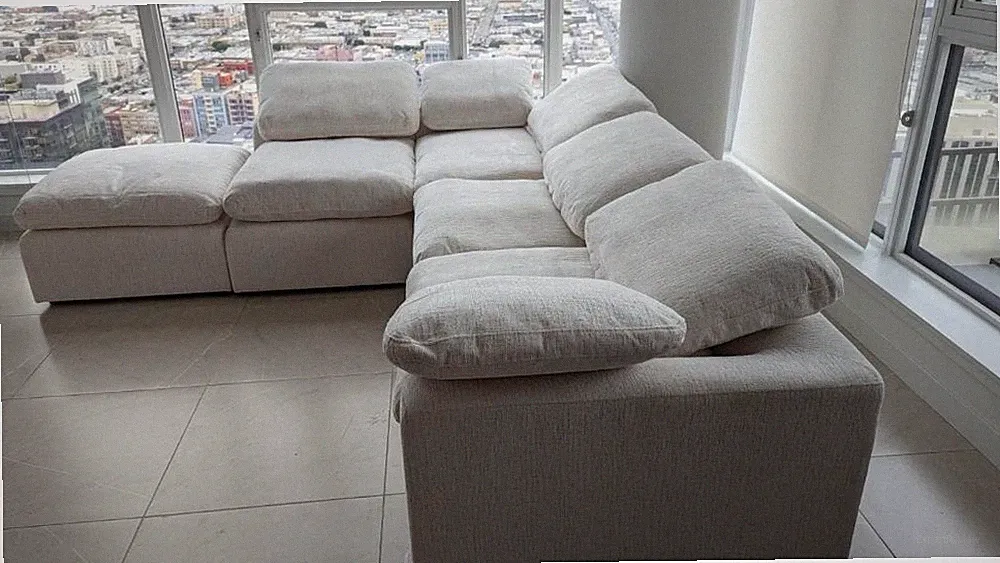 New 5 Piece Cloud Sectional Couch
