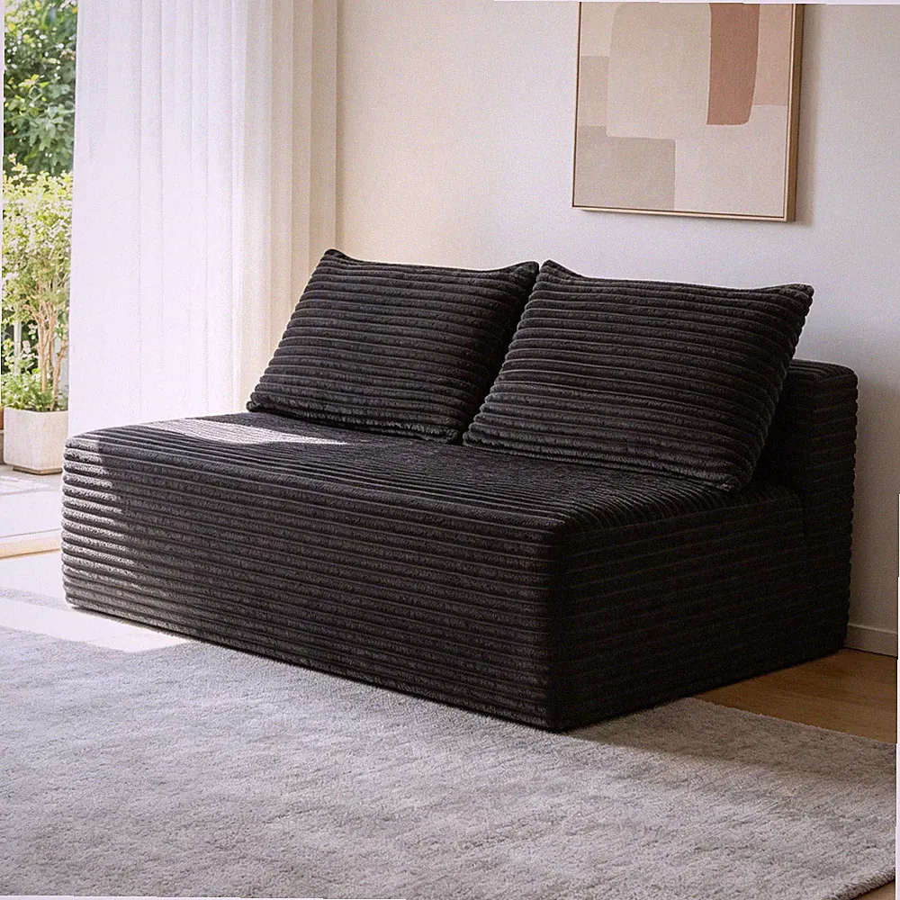 New-69"Cloud Sectional Couch, L-Shape Chaise with R-Shape Chaise