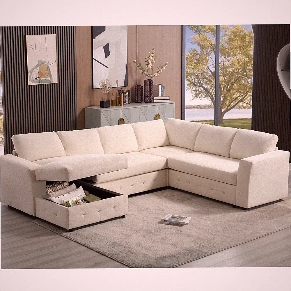 [NEW ARRIVED] [VIDEO PROVIDED]110.75" Sectional Sofa,Oversized modular sofa,Ch