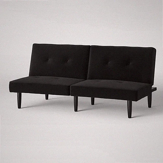 NEW Black Foldable Futon Sofa Bed - Room Essentials - Dorm, Small Apartment