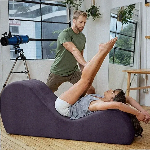 New Chair Yoga Chaise Sofa Couple Furniture Play Lounge Bed Exotic Love Sex Room