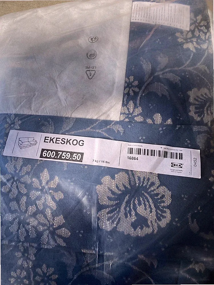 NEW IKEA EKESKOG Sofabed Sofa Bed Cover Slipcover - Mofalla Dark Blue / Floral