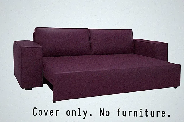 New Ikea Kivik 3-Seat SOFABED Slipcover Cover Dansbo Lilac Purple 502.111.56