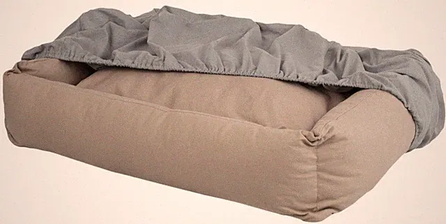NEW PAIKKA Grey Pet Bed/Furniture Cushion Cover Stretch Super Soft Washable
