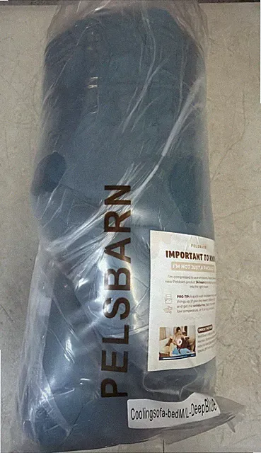 NEW Pelsbarn Cooling Sofa Dog Bed Deep Blue Size M/L Couch Bed Car Travel