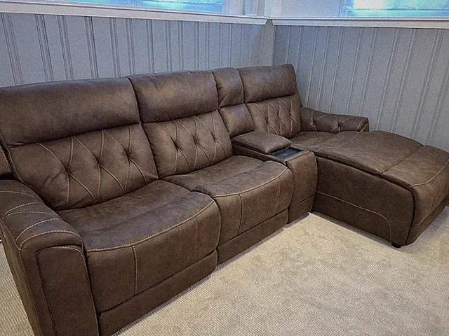 New Powered Reclining Sectional