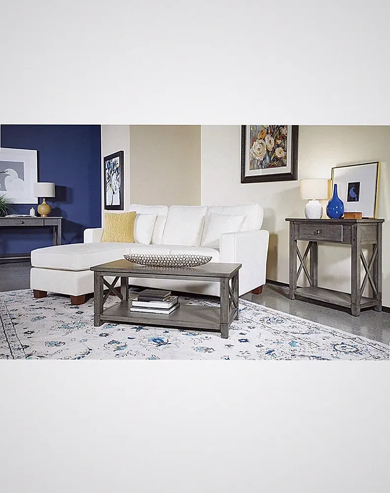 New Sectional Sofa - Ivory White - Protection Plan Provided - FREE SHIPPING