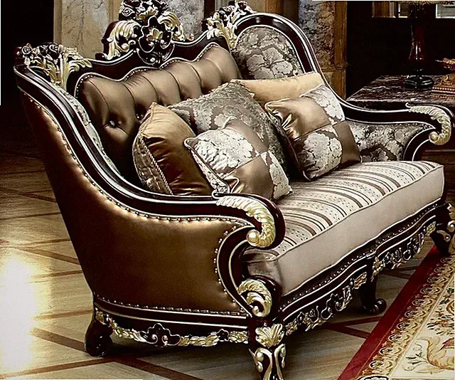 NEW -SOLD OUT SET- GORGEOUS SOLID CARVED 2 Sofas & 1 Loveseat SET FOR 6,999
