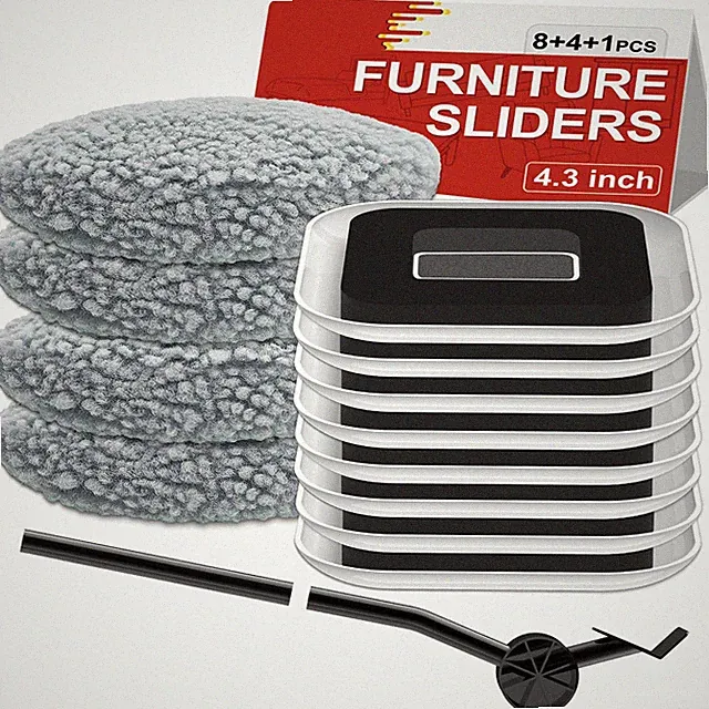 New Upgrade Furniture Sliders, MultiSurface 3in1 Furniture Movers Sliders, He...