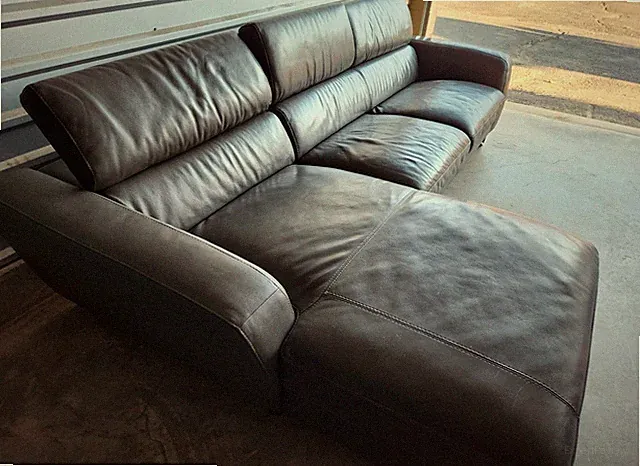 Nicoletti leather sectional