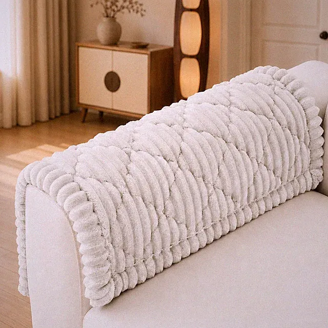 NILUOH Couch Cover Beige 27.6" x 27.6"