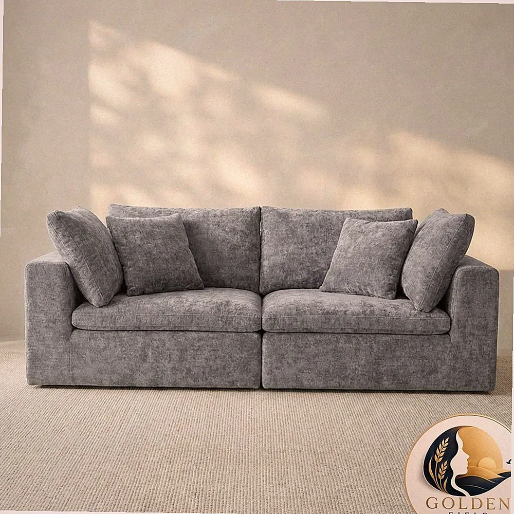 NMXUXMN 108'' Oversized Modular Sectional Sofa, Deep-Seat Cloud Couch