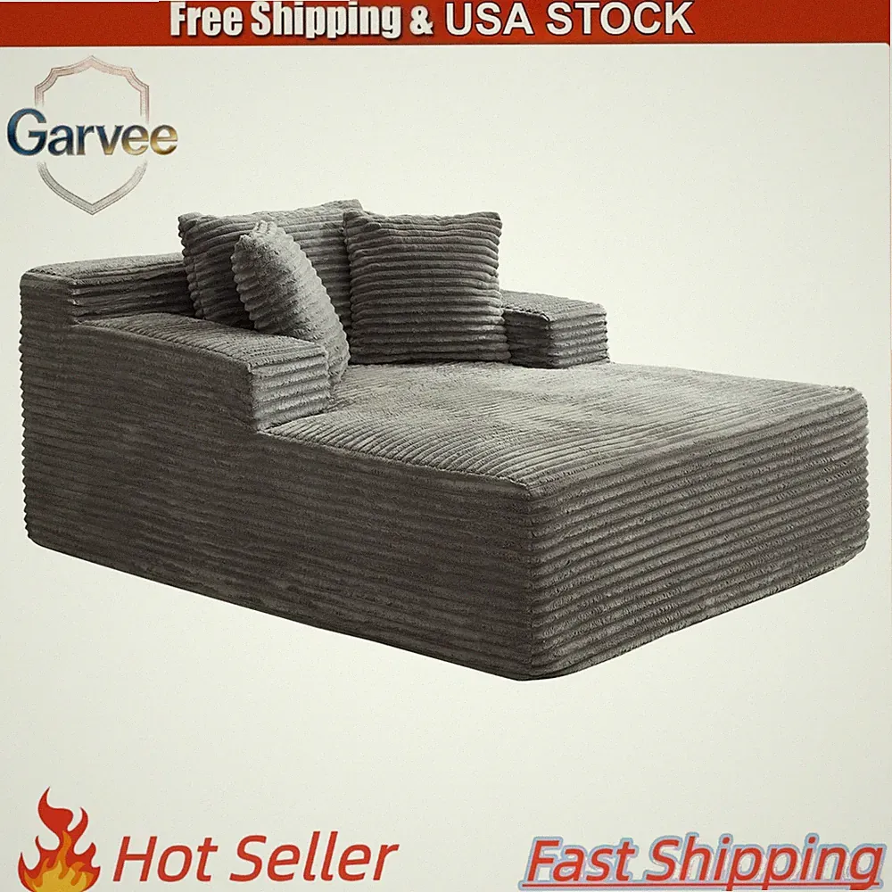 No Assembly Convertible Sofa Bed 67"x50"x29", Deep Seat Matress with Pillow