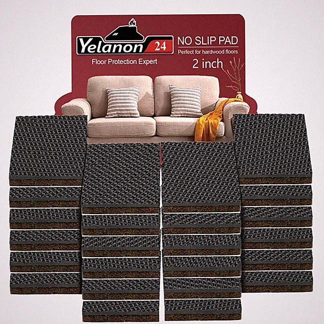 Non Slip Furniture Pads 24 Pcs 2 Furniture Grippers Hardwood Floors Non Skid F