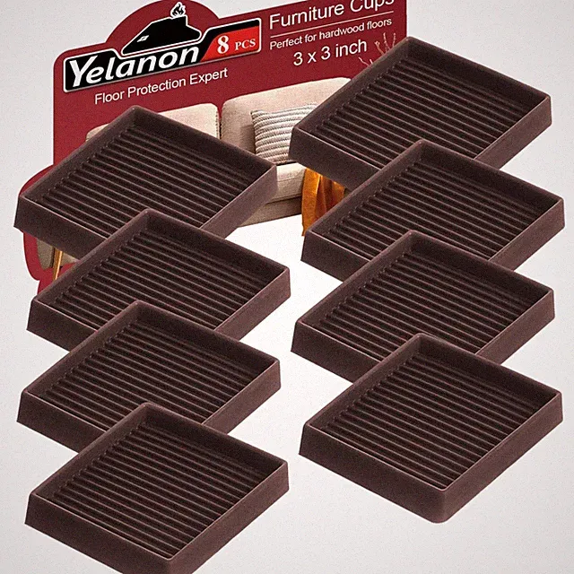 Non Slip Furniture Pads for Hardwood Floors -8 Pcs 3” Furniture Coasters Cups...