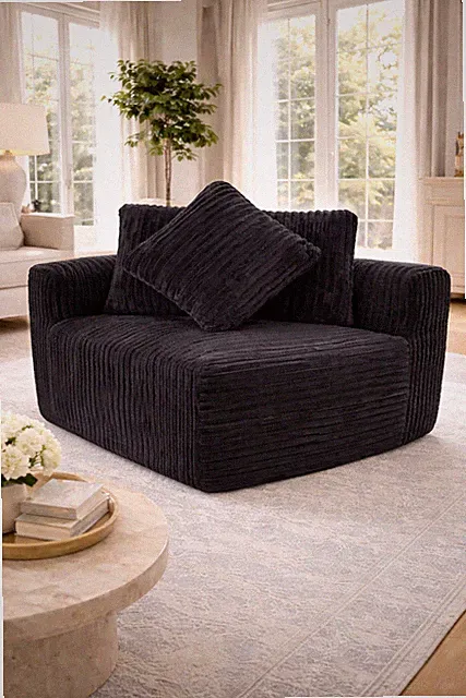 Novilla Modular Sectional Sofa, Boneless Couch, No Assembly Required (1 OTTOMAN)