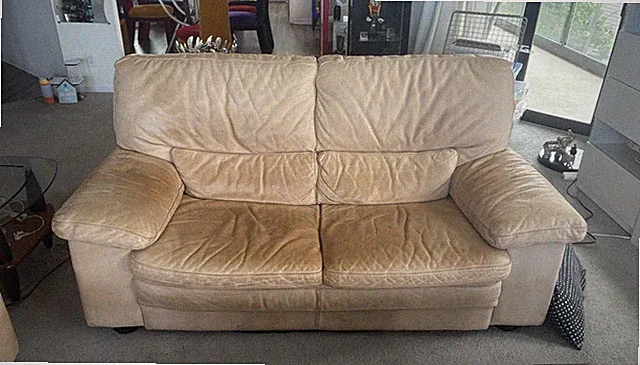 Nubuck Natuzzi Leather Couch