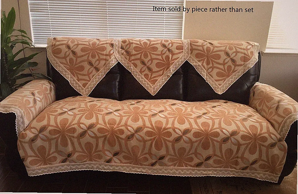 OctoRose Anti-Slip upholstery Sofa Couch Cover, Sectional Sofa Arm Back Covers