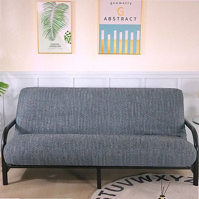 OctoRose Customize Size Thick Linen Futon Cover Sofa Bed Cushion Mattress Cover