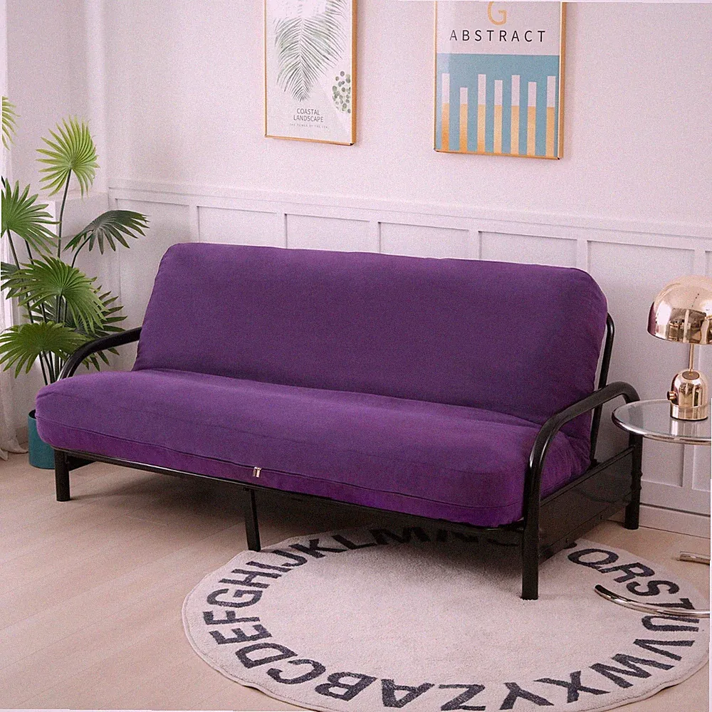 OctoRose Micro Suede Futon Cover sofa bed Cushion Mattress Cover Customize Size