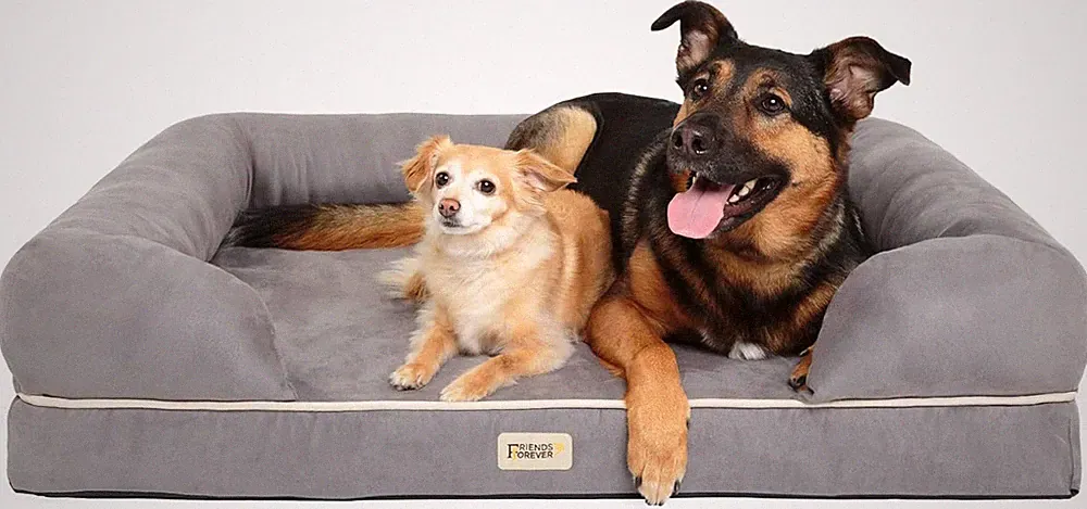 Orthopedic Dog Bed, Memory Foam Pet Sofa, Calming Dog Couch, Water Resistant...