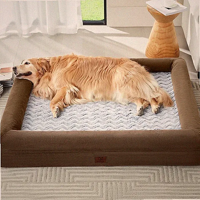 Orthopedic Dog Bed Waterproof Washable Large Pet Sofa Couch Bolster Support
