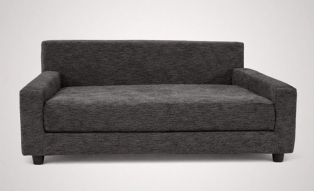 Orthopedic Dog Sofa Bed Large Charcoal Elevated Pet Couch Washable Cover