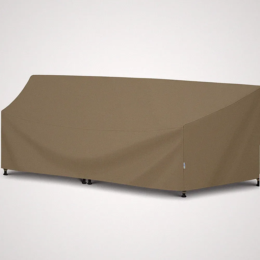 Outdoor Curved Sectional Couch Cover, Heavy Duty Waterproof Patio Sofa Cover,...