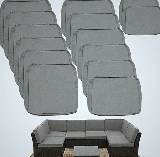 Outdoor Cushion Covers, Patio Cushion Slipcovers Replacement Set