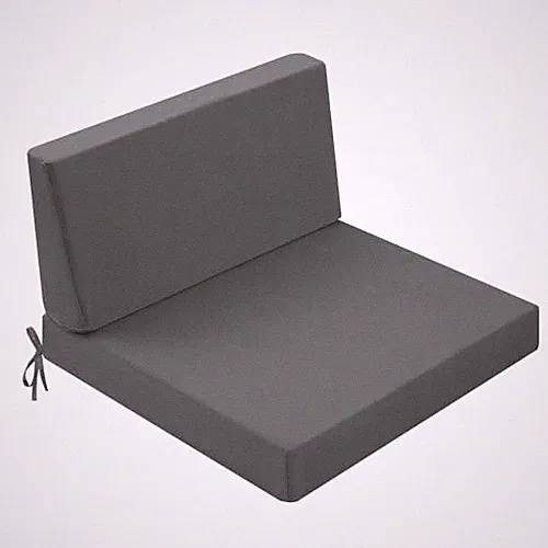 Outdoor Cushions for Patio Furniture, Outdoor Seat and Back 28.5x28.5 Inch Grey