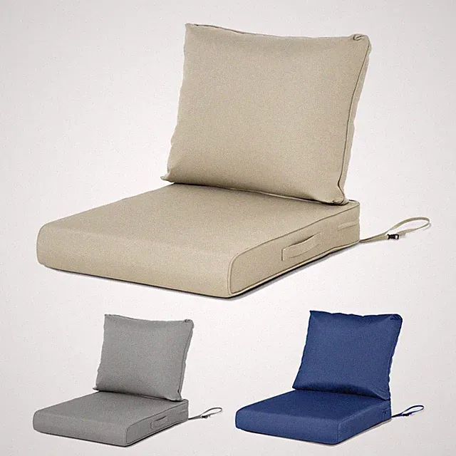 Outdoor Deep Seating Cushion Set All-Weather Replacement Seat Patio Cushions