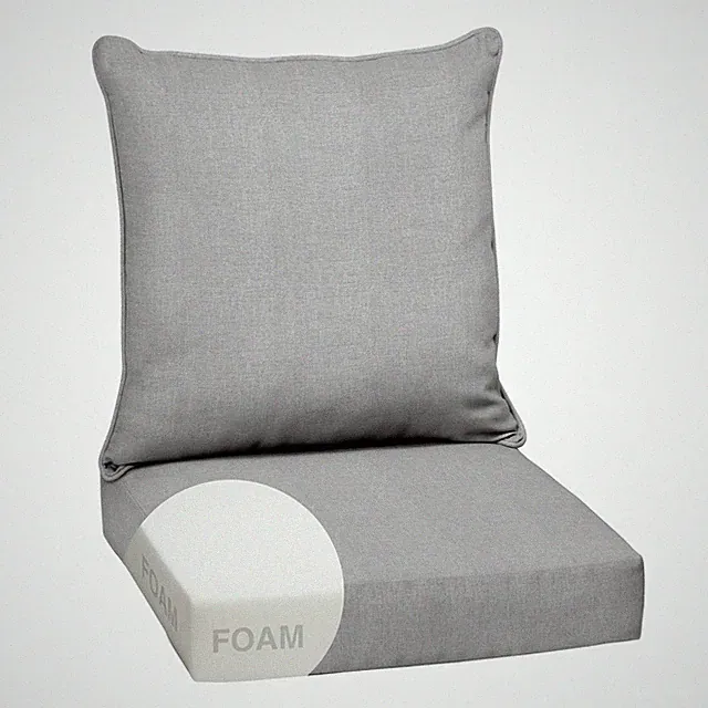 Outdoor Foam Deep Seat Cushion 24x24 Weather Proof Sedona Arden Olefin