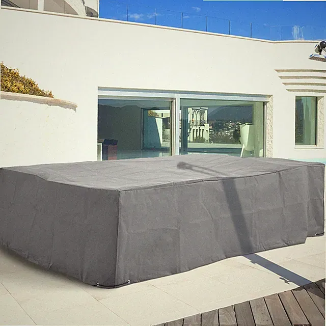 Outdoor Furniture Cover Sectional Sofa Set, Chaise Chair 97" x 65" x 26", Grey