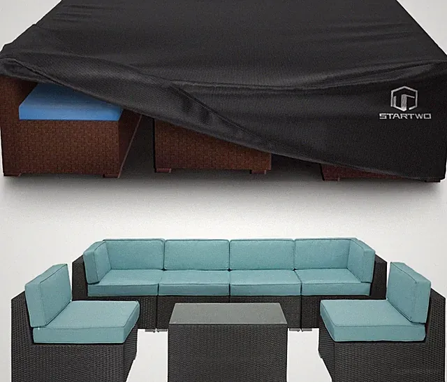 Outdoor Furniture Covers Waterproof,Sofa,Table and Chairs General Purpose Pat...
