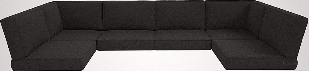 Outdoor Furniture Replacement Cushions 6 Seat Patio Rattan Wicker Sectional