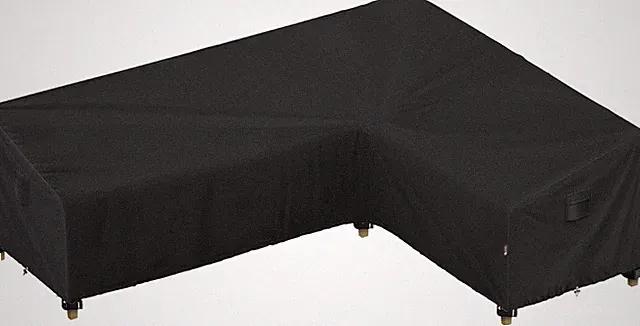 Outdoor Patio Furniture Cover Fit 112" X 87", 110" X 85", 108" X 84" L-Shaped Se